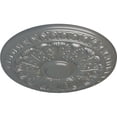 thumbnail image 3 of Ekena Millwork 15 3/4"OD x 1 1/2"P Colton Ceiling Medallion (Fits Canopies up to 4 3/4"), Hand-Painted Silver, 3 of 6