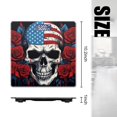 thumbnail image 2 of High Precision Body Weight Scale Smart Bathroom Scales with Large LCD Display(400lbs),Decorative for Bedroom-Skull With American Flag On Top, 2 of 4