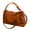 brown, variant on Vintage Faux Sueded PU Leather Shoulder Bag Casual Adjustable Strap Crossbody Handbag Purse with Top Handle for Women