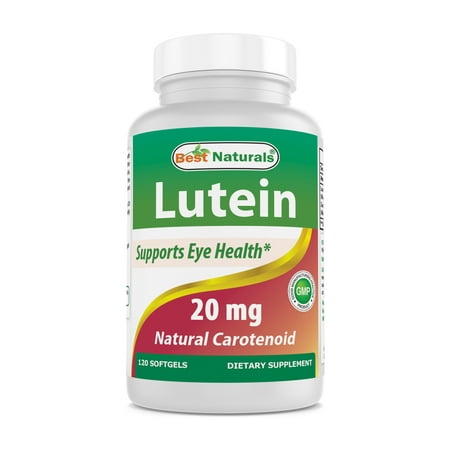 Best Naturals Lutein Softgels, 20mg, 120 Ct (Best All Natural Viagra)