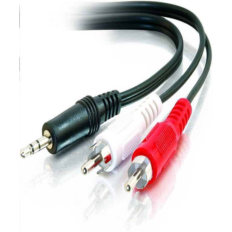 Câble et Connectique Accsup CABLE JACK 3,5 MALE / 2 X RCA MALES 5M NOIR