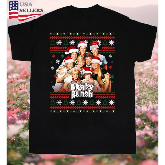 Reprint Rare The Brady Bunch The Voice of Christmas Ugly Xmas Gift Unisex T-Shirt UU666