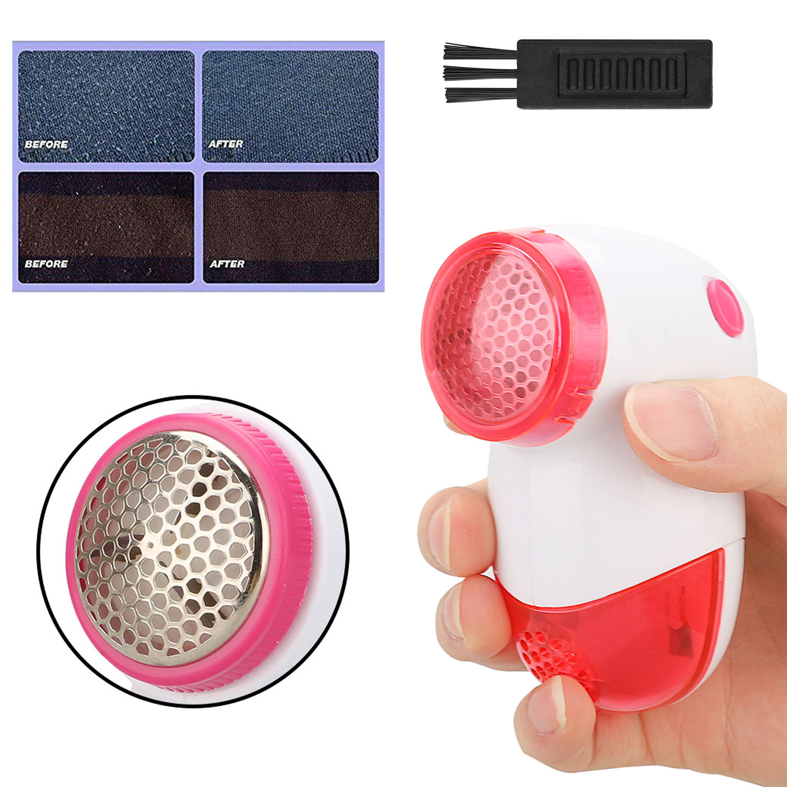 Portable Electric Lint Remover Fabric Shaver for Clothes Bobbles Lint