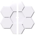 thumbnail image 3 of 12"OD x 1"ID x 4"C x 1"P Daisy Architectural Grade PVC Contemporary Ceiling Medallion, Two Piece, 3 of 4