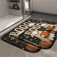 thumbnail image 3 of 1pc Two Ghost Dogs with Pumpkins Absorbent Non-Slip Bathroom Thickened Flannel Rug Decor,Soft,Quick Drying,Suitable For Indoor/outdoor Use,Bathrooms,Bedrooms,Kitchens,Terrace,Laundry Rooms,16"x24", 3 of 9