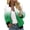 Green, variant on Bomber Jacket for Women Gradient Color Lightweight Zip Up Casual Flight Jackets Coat 2024 Fashion Fall Outfits Deal of The Day Blue S