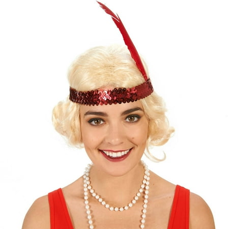 Wild Curl Wig - Flapper with Curls Adult Wig Halloween Accessory