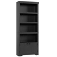 thumbnail image 4 of Garvee Librero de 5 Niveles con 2 Puertas y Estantes Ajustables – Estilo Rústico, 4 of 7
