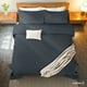 thumbnail image 5 of Dreamlab Colcha Ligera con 1 Funda de Almohada, Capitonado, Ultra Suave. Hipoalergénico. Edrecolcha para Cama. Edredón para Verano y Todas Las Estaciones. (Individual 175 x 240 cm, Trébol, Grafito) Dreamlab NA, 5 of 8
