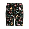thumbnail image 2 of Lsque Cute Rabbit And Flower Mens Sleep Pajama Shorts,Short Pajama Pants, Cotton Ultra-Soft Knit-Large, 2 of 9