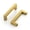 3-3/4 Inch Hole Center-30, variant on 10 Pack Single Hole Square Cabinet Handles Brushed Brass Stainless Steel Hardware Knobs