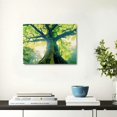 thumbnail image 5 of Chilfamy Sunlight Through Trees Canvas Wall Decor for Bedroom and Kitchen, Fashionable Wall Pictures, Ideal for Home Art Decor, Ready To Hang, No Bathroom Wall Decor 20x16in, 5 of 6