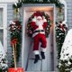 thumbnail image 4 of Seyotauo Festive Christmas Santa Claus Door Banner Decorative Made Of Ice Silk Fabric Holiday Door Cover with Christmas Santa, Perfect for Indoor and Outdoor Christmas Decorations, 4 of 6
