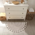 thumbnail image 4 of Alfombra de baño Savi Home de algodón en media luna 56 x 91 cm beige, 4 of 5