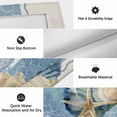 thumbnail image 5 of Blue Coastal Starfish Outdoor Rug 5x8 Ft, Non Slip Washable Area Rug, Vintage Beige Nautical Coral Summer Patio Rugs Carpet Runner, Large Floor Mat for Indoor/Outdoor Deck Porch Camping, 5 of 8