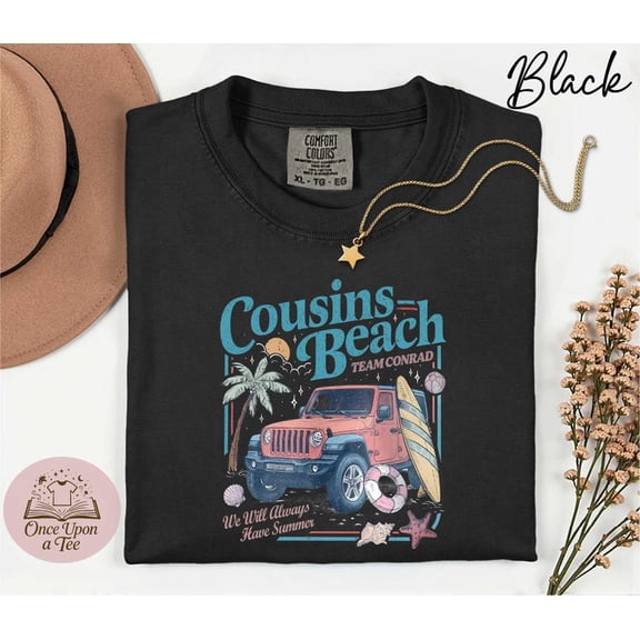 NODB Tsitp And Cousins Beach, Team Conrad Belly Jeremiah Tee, Summer I Turned Pretty Cousins Tee, We Will Always Have Summer, Bookish Coastal BLACK Unisex S-5XL Hot Trending Shirt