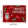 thumbnail image 2 of Christmas Floor Mat, Absorbent Polyester Entrance Mat, Non-Slip Indoor Door Mat for Kitchen, Bathroom, Entryway Holiday Decoration, Soft Cushioned Low-Profile Rug, Easy to Clean, 23.62x15.75 in, 2 of 6