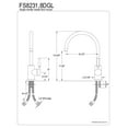 thumbnail image 4 of Fauceture FS8231DGL Single-Handle Vessel Sink Fauc, 4 of 4