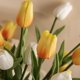 thumbnail image 4 of 10 Uds. De tulipanes falsos de PU, ramo de flores artificiales de tacto Real para decoración de boda, oficina en casa, 4 of 5