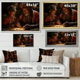 thumbnail image 4 of Designart "African Timeless Knowledge" African Floater Framed Wall Art Living Room, 4 of 7