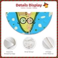 thumbnail image 5 of Bingfone Christmas Tree Skirt Mat Christmas Decoration Interior 30"-Avocado With Glasses, 5 of 8