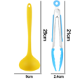 thumbnail image 2 of Juego de utensilios de cocina de silicona resistentes al calor con núcleo de acero inoxidable, 2 piezas antiadherentes y agarre cómodo, 2 of 5