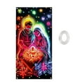 thumbnail image 1 of Christmas Fluorescent Door Width Door Cover Background, 1 of 1