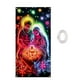 thumbnail image 1 of Portada de puerta fluorescente, cubre puerta de fluorecencia, diseño moderno, decoración de Navidad, iluminación LED, marco metálico, fondo de puerta, para hogar, fácil de instalar, 1 of 9