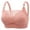 Pink, variant on Minimizer Bras for Women Lace Sheer Posture Full Coverage Bralettes Adjustable Straps Wireless Comfy Everyday Bra Watermelon Red 36/80BC
