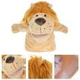 thumbnail image 3 of Cartoon Hand Puppet Toddler Animal Plush Toy Lion Shaped Hand Puppet Early Educational Toy, 3 of 8