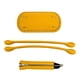 thumbnail image 2 of Parte inferior de bolso de ganchillo de PU, juego de 3, para mochilas, bolsos de hombro, bolso de cubo de ganchillo. Amarillo, 2 of 9