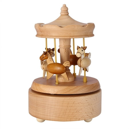 Herwey Boite A Musique En Bois Belle Belle Artisanat En Bois Anniversaire Cadeaux De Noel De Decoration Pour La Maison Boite A Musique Pour Enfants Jouet De Musique En Bois Walmart