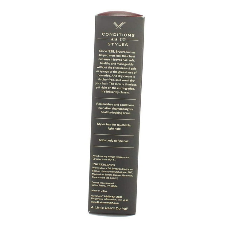 BRYLCREEM by JB Williams Hair Styling Cream, Shine Enhancing
