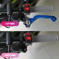 thumbnail image 4 of ALLTIMES For Sur-Ron MX and X Bike for Segway X260 Brake Clutch Levers Motorcycle Blue CNC 6061 Aluminum, 4 of 14