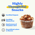 thumbnail image 6 of MadeGood Mornings Organic Berry Vanilla Baked Oat Cups, 5 Count, 1.23oz, 6 of 8
