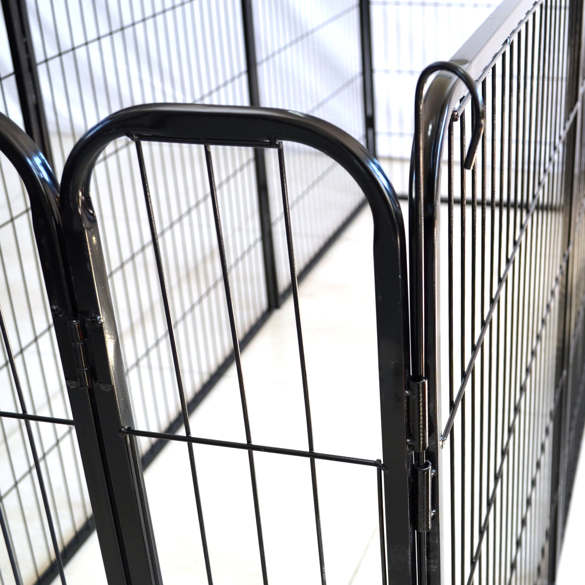 Pefilos 8-Panels Dog Playpen Outdoor 31.5"x40" Dog Pen Large Indoor Metal Puppy Pet Playpen for Small Dogs Run Fence / Iron Pet Dog Playpen, Black Pefilos 8-Panels Dog Playpen Outdoor 31.5"x40" Dog Pen Large Indoor Metal Puppy Pet Playpen for Small Dogs Run Fence / Iron Pet Dog Playpen, Black