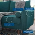 thumbnail image 2 of Modway Revive Upholstered Fabric Sofa and Loveseat Set in Teal, 2 of 7