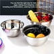 thumbnail image 5 of Cuencos Para Mezclar De Acero Inoxidable, 5 Uds., Ensaladera Doméstica Multiusos Con Tapa, Juego De Cuencos De Metal Anidados Para Cocinar, Hornear Y Cocinar Yuarrent HA016133-00, 5 of 7