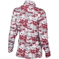 thumbnail image 3 of Women's Maroon Mississippi State Bulldogs Digital Camo Performance Quarter-Zip Pullover Jacket, 3 of 3