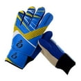 thumbnail image 2 of Wisremt Kids Soccer Goalie Gloves, Anti-Slip, Double Protection, Red/Orange/Blue/Green, Size 5/6/7, 2 of 5