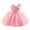 Pink, variant on Toddler Baby Girl Butterfly Tutu Dress Bowknot Princess Flower Girl Wedding Pageant Birthday Party Dresses 12-18 Months Purple