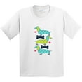 thumbnail image 3 of Inktastic Dachshund Dog Lover Polka Dot Puppies Youth T-Shirt, 3 of 5