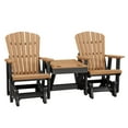 thumbnail image 6 of OS Home and Office Furniture Resin Double Glider w/Center Table in Cedar/Black, 6 of 6