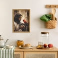thumbnail image 2 of WFSposter Jesus Canvas Wall Art Jesus with Red Bird Bright Red Picture Print Christian God Poster Cardinal and Jesus Picture for Church Prayer Room, 2 of 5
