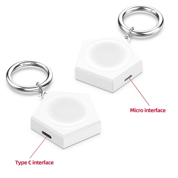 Adaptador de cargador de base de reloj inalámbrico Pentágono para Huawei Watch Ultimate (blanco) Likrtyny Para estrenar