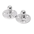 thumbnail image 3 of Unique Bargains 4 Set 10mm Car Vehicle Ball Studs Mounting Brackets Round for Gas Struts Shocks with Screw, 3 of 6
