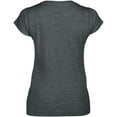 thumbnail image 2 of Gildan Ladies Soft Style Short Sleeve V-Neck T-Shirt, 2 of 5