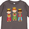 thumbnail image 4 of Inktastic Christmas Three Wisemen Boys or Girls Long Sleeve Toddler T-Shirt, 4 of 5