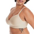 thumbnail image 2 of Hanes Womens Comfort Evolution Lace Wirefree, M, Nude Embellished, 2 of 4