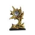 thumbnail image 4 of Reloj de mesa, estatua de Animal, reloj decorativo para estante, estatua artesanal, colección creativa de animales, adorno de escritorio para estante, Alce Macarena Estatua del reloj, 4 of 8
